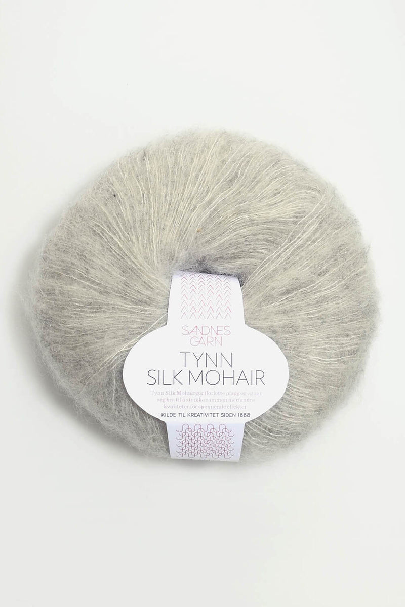 Silk + Mohiair blend yarn from Sandnes Garn