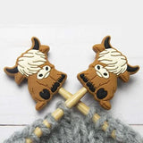 Fox and Pine Stitch Stoppers