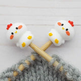 Fox and Pine Stitch Stoppers