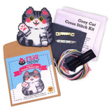 Frau Meow Cross Stitch Kit