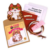 Frau Meow Cross Stitch Kit