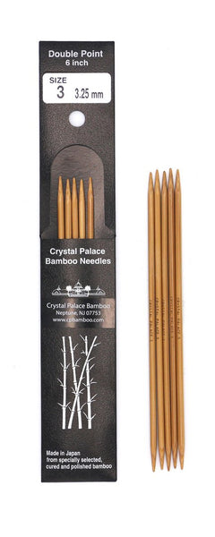 Takumi Bambus-Stricknadeln Doppelspitze, Größe 3 – 5er Pack, 17,8 Cm Länge